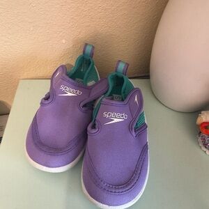 Speedo Kids Lavender and Teal Water Shoes